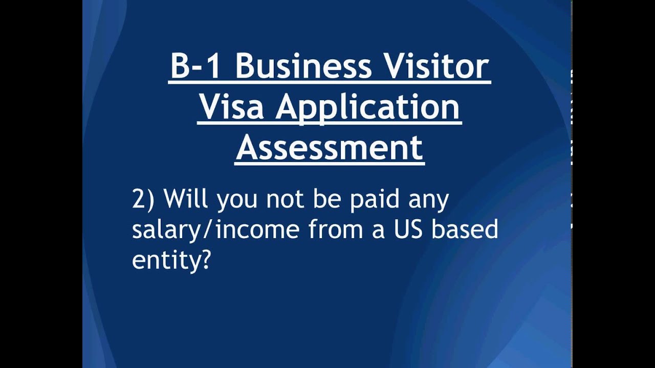 B1 Business Visa Applications - Free Case Assessment (usavisalaw.com ...