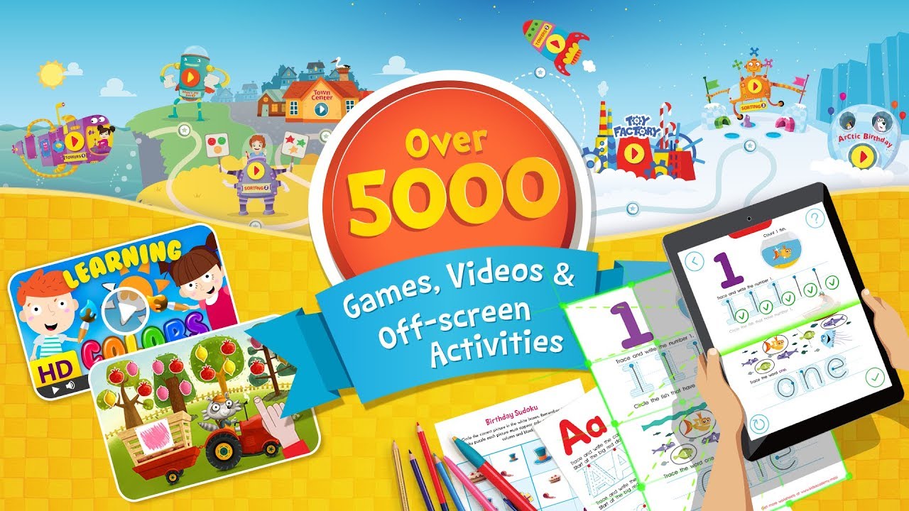 Preschool And Kindergarten Learning Games By Kids Academy Youtube
