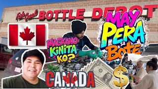 May Pera Sa Bote | Canada | Magkano kinita ko? | Tara samahan nyo ako magbenta ng Bote | Lata