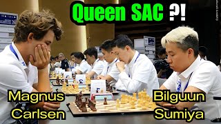 What a QUEEN Sacrifice | Magnus vs Sumiya