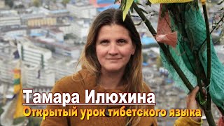 Тамара Илюхина. Открытый урок тибетского языка