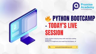 Live Python Boot Camp – Start Coding from Scratch!