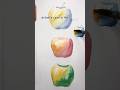 What color is an apple part 2 #watercolorpainting #watercolortutorial #paintingtutorial #watercolor