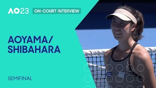 Aoyama/Shibahara On-Court Interview | Australian Open 2023 Semifinal