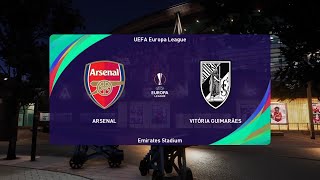 Arsenal vs Vitoria Guimaraes 2-1 | UEFA Europa League UEL | PES 2021