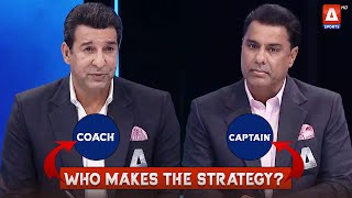 Is it coach or captain? Waqar Younis and Wasim Akram reveals who makes the strategy for the team?