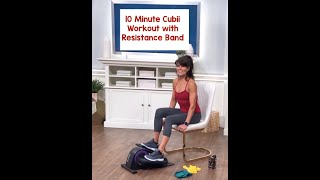 Cubii 10 minute workout with resistance band