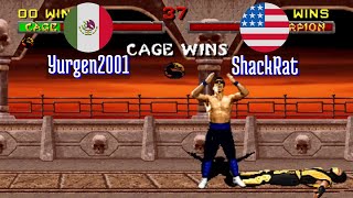 FT5 @mk2: Yurgen2001 (MX) vs ShackRat (US) [Mortal Kombat 2 Fightcade] Feb 1