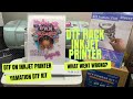 DTF HACK using an inkjet printer! DTF prints at home with powder kit on an inkjet printers.