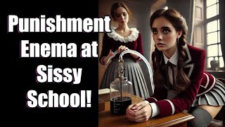 ASMR RP Punishment Enema at Sissy School! | FLR CD TG M2F Subject POV