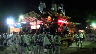 平成２６年　野田恵美須神社祭礼　本宮　宮入　地車中(大阪市福島区・野田)