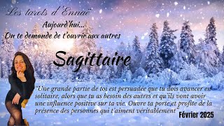 SAGITTAIRE FEVRIER 2025-Après deux faux départs! 😅 Un tirage avec une belle réussite à l'arrivée 👏👏👏