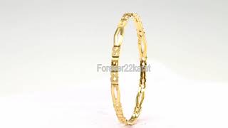 22k 22ct Solid Gold ELEGANT Children Bangle Simple Design Size 1.8 inch CB1213