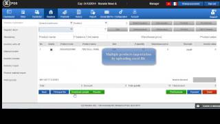 How to import products into stock