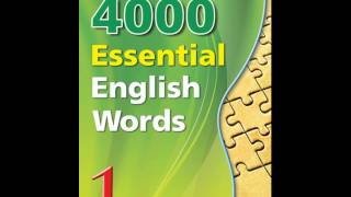 4000 Essential English Words 1 Ebook + Audio