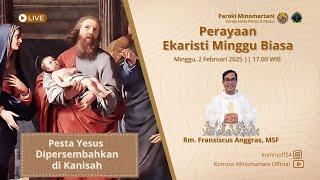 Perayaan Ekaristi Minggu Sore - Minggu 26 Januari 2025 - 16.55 WIB | Paroki Minomartani Yogyakarta