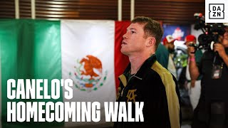 Canelo Makes Hometown Ringwalk In Front of 50,000 People