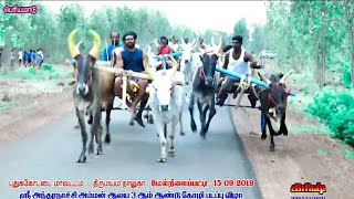 பெரியமாடு மேல்நிலைப்பட்டி 15.09.2019 periyamaadu melnilaipatti maattu vandi panthayam rekla race kri