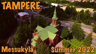 Tampere Drone 4K, Finland, Messukylä, Summer 2022