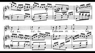 Ei! wie schmeckt der Coffee süße (BWV 211 - J.S. Bach) Score Animation