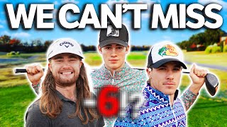GM GOLF | EPIC 3 Man Scramble | How Low Can We Go?!? | Kyle Berkshire, Garrett Clark & Micah Morris