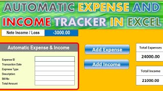 Expense Tracker in excel|expense tracker excelhow to make expense tracker in excel|expense tracker