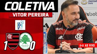 Pronto para o Mundial? Flamengo 1x0 Boavista- Coletiva do Vitor Pereira AO VIVO