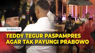 Saat Seskab Teddy Tegur Paspampres Tak Usah Payungi Presiden Prabowo Kala Sambut Erdogan