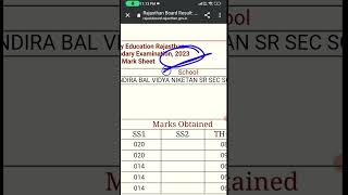 Rbse 12th Result 2023, Rajasthan board result 2023