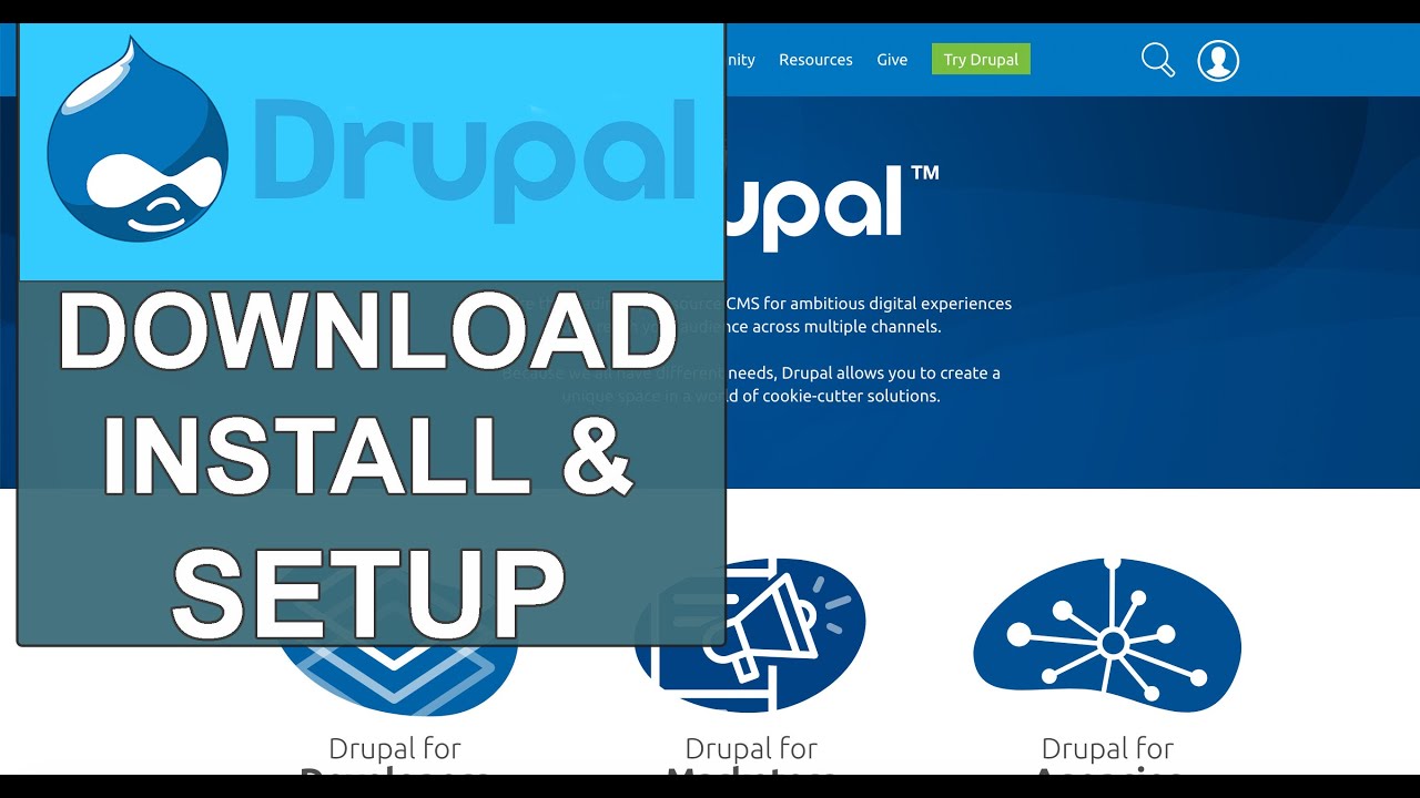 Drupal Download Installation And Setup Youtube