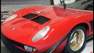 KYOSHO ORIGINAL 1/18scale Lamborghini Miura SVR (Red / Black)