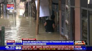 Banjir Kiriman Bogor Rendam Kampung Pulo