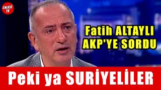 AKP'ye Zor Soru - Fatih Altaylı