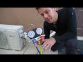 budget mini split installation for beginners w vacuum pump and gauges