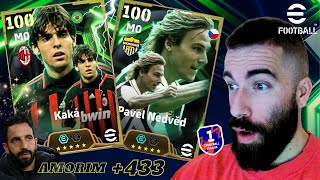 JE TESTE KAKA NEDVED AVEC LE NOUVEAU COACH AMORIM EN DIVISION 1 !!🔥🫨  EFOOTBALL 2025