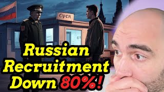 Russian Recruitment PLUMMETS 80%! Russians REFUSE Army!!