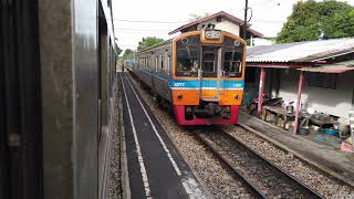 นั่งรถไฟเที่ยว สถานีวงเวียน​ใหญ่​ ~มหาชัย​