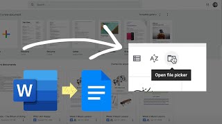 How to Open a Microsoft Word DOCX in Google Docs