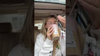 trying the VIRAL Starbucks order #mukbang