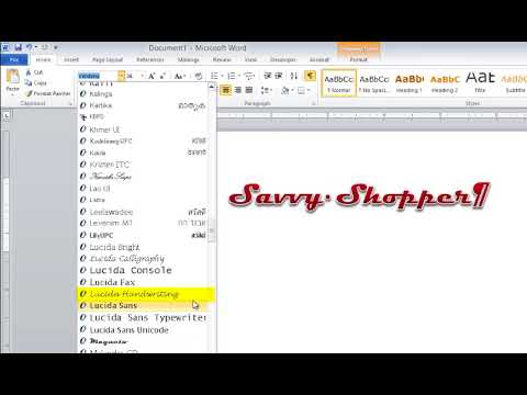 Microsoft Word: How to Change the Font of WordArt Text Microsoft Word: How to Change the Font of WordArt Text