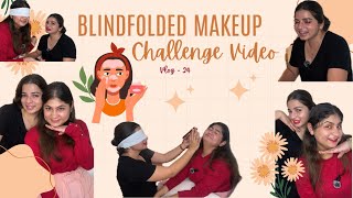 Blindfolded Makeup Challenge! HILARIOUS Results 😂 | Who Nailed It? Wander Women