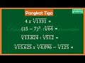 HOW TO CALCULATE RUBBER OF THREE #rootrootofthree