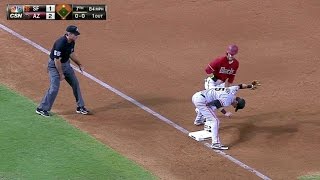 SF@ARI: Williams throws out Inciarte at third