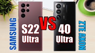 Samsung Galaxy S22 Ultra vs ZTE Axon 40 Ultra ✅