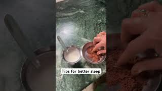 Tips for better sleep #tipsoftheday #sleep #milk #jathikai #nutmeg