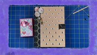 Chipboard Book Style Box Tutorial ( Viewer request )