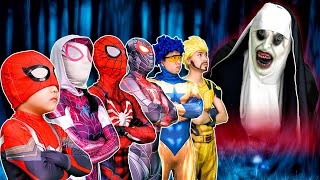 SUPERHERO's Story || All Spider-Man Kill Devil VALAK & Escape from SQUID GAME in Real LIFE