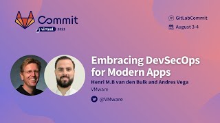 Commit Virtual 2021: Embracing DevSecOps for Modern Apps