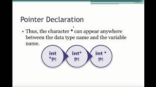 Pointer Data Type and Pointer Variables in C++ part 1