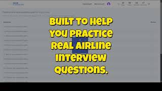 🔥 Crush Your Airline Interview with This Free AI Tool! #AirlineInterviewsAi #interviewprep